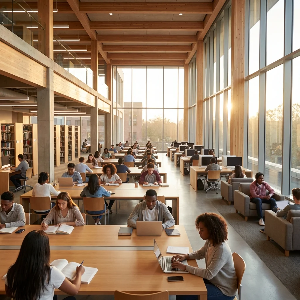 Modern University Campus