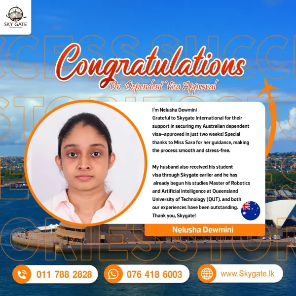 Sky Gate visa approval - Student 8